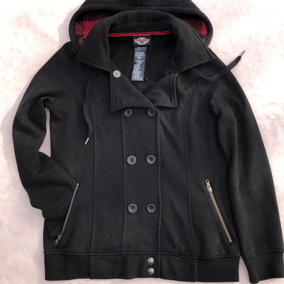 Harley-Davidson Jackets & Blazers - Harley Davidson motorcycle button up jacket size s